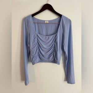 Aritzia Blue Long Sleeve Top Size Large